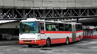 Autobus Karosa B961.1970, ev.č. 2368 na lince MHD 44 | DPMB a.s.