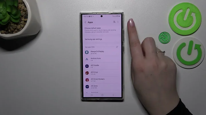 How to Reset App Preferences on SAMSUNG Galaxy S24 Ultra