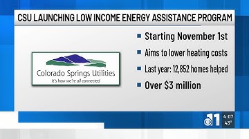 Colorado Springs Utilities is launching a low income energy assistance program