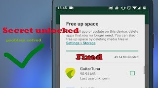 How to fix free up space when trying to install app. screenshot 1