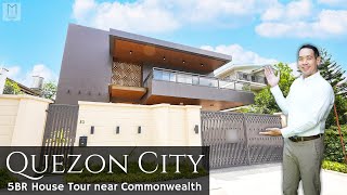 House Tour QC72 • Explore this ASIAN MODERN Home in Quezon City • 5BR Brand New House for Sale