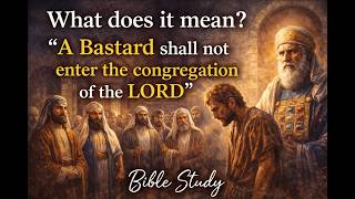 What does it mean a Bastard shall not enter into the congregation of the LORD?