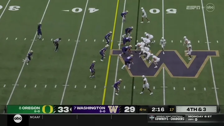 Oregon vs Washington Muhteşem Son | 2023 College Football