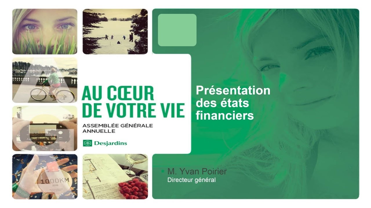 Rapport financier 2016 AGA Caisse Desjardins de StRochdel’Achigan