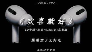 欢喜就好 0.8X (降调DJ子靖版) Vui Vẻ Là Tốt (FKHouse 2025 Remix Tiktok) - 陈雷 || Hot Tiktok Douyin 抖音热播DJ