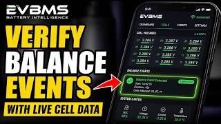 How to verify EVBMS balance events with live cell data - Detailed Guide