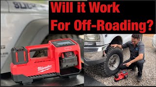 Can The Milwaukee Tool Tire Inflator Handle An Offroad Vehicle?