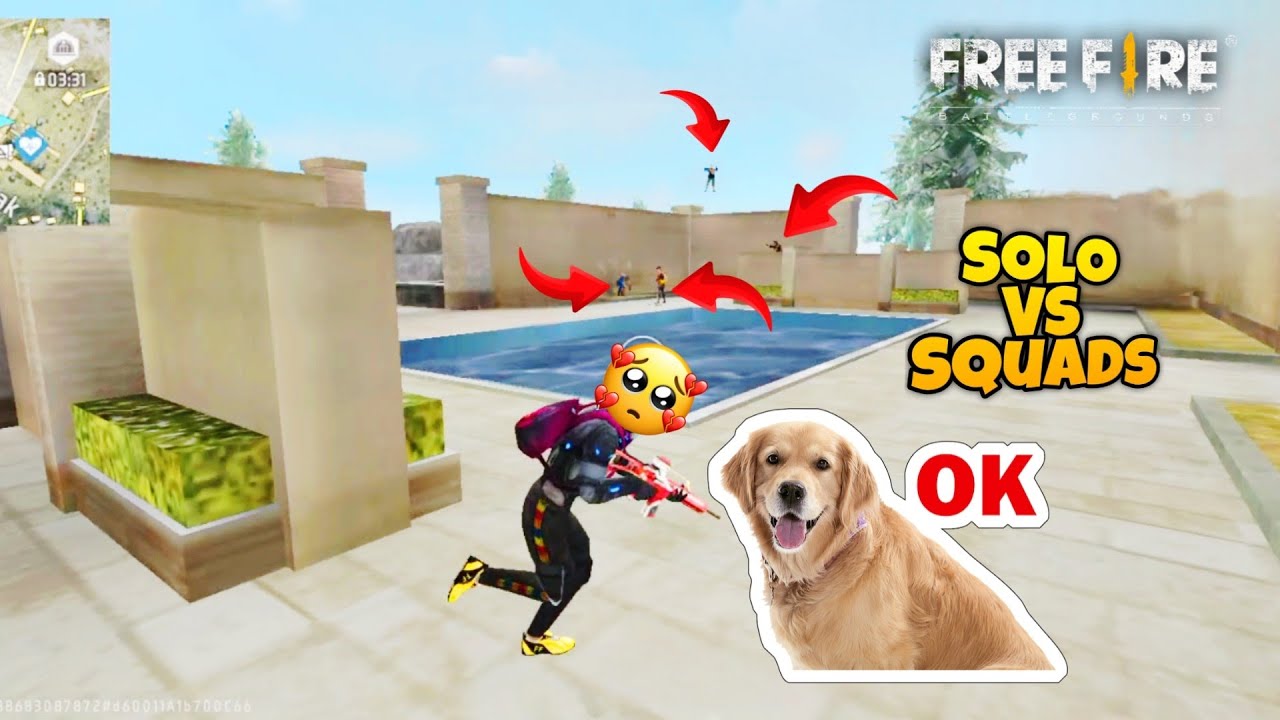 solo vs squad game play free fire #viralvideo #freefire #garena - YouTube