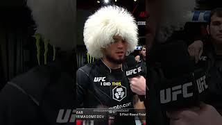 Umar Nurmagomedov APOLOGIZES to his opponent for follow-up shot #shorts #ufc
