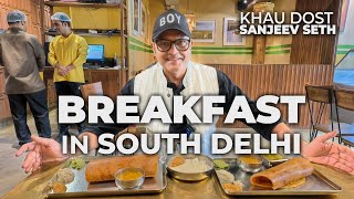 Delhi Food Walks | Dosa Recipe | South Indian Breakfast Tour | Indian Cuisine | Delhi Food Tour screenshot 4