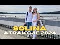 Solina  atrakcje  kolej gondolowa zapora rejs statkiem 2024