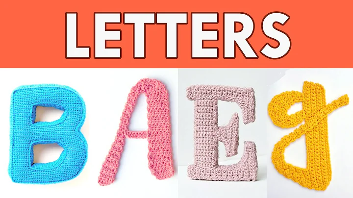 Adorable Crochet Patterns for Alphabet Letters!