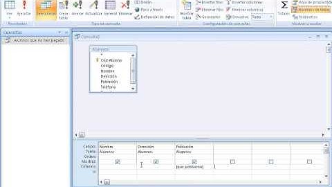 Consultas con parámetros en access 2007