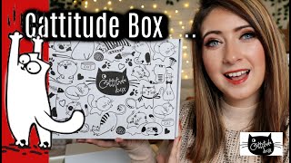 Cattitude Box  Monthly Cat Subscription Box Unboxing | willow biggs