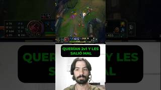 SHEN OUTPLAY 2v1 - No les alcanzó 😎 #leagueoflegends #shen #gaming #shorts #lol