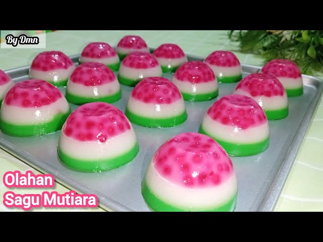 KUE INI BANYAK PEMINATNYA ‼️ RESEP KUE TALAM SAGU MUTIARA,Enak, Kenyal, Legit ~ @DapurMamaNinda class=