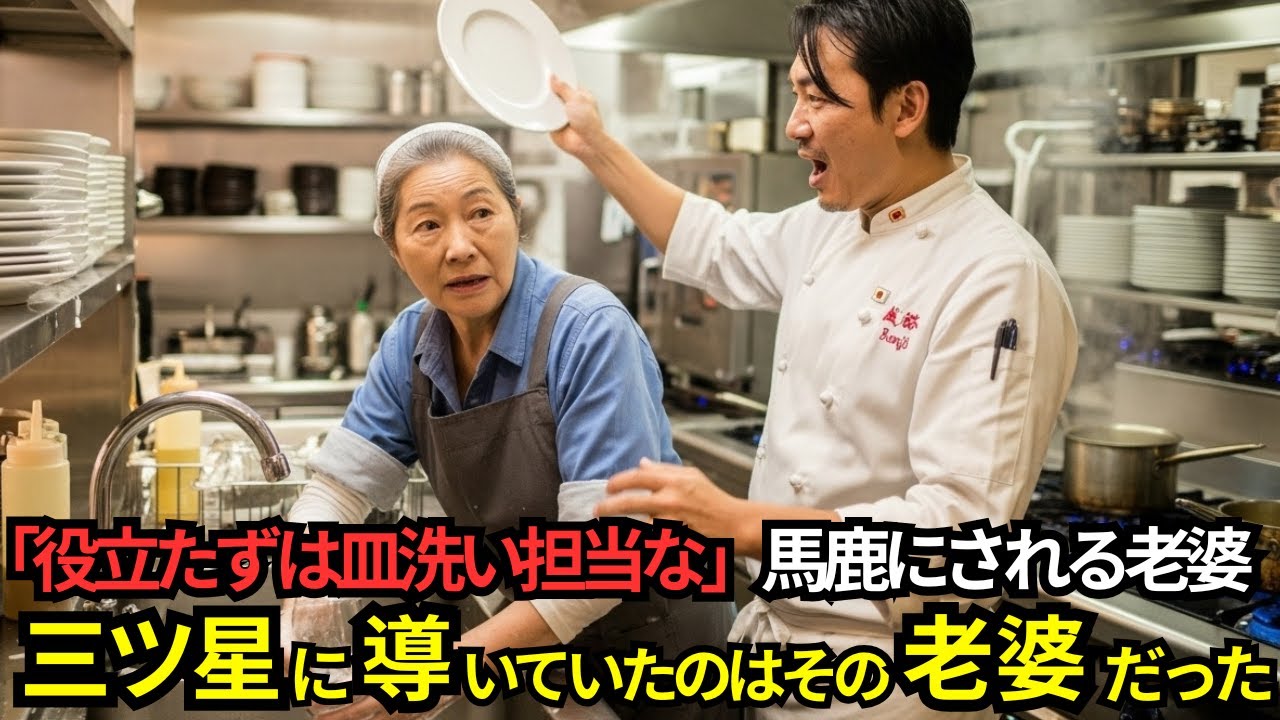 「皿洗いが出しゃばるな！」嘲笑われた老婆こそが、三ツ星店に導いた人物であった