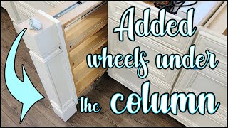 Make wheels under the column in the kitchen by MaxPlus 1,538 views 1 year ago 4 minutes, 2 seconds