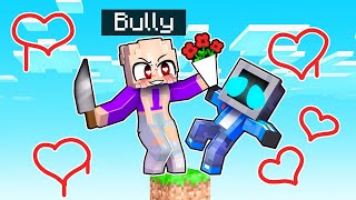 One Block Skyblock with MY BULLY in Minecraft!