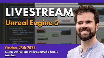 [Livestream] Unreal Engine 5 - Space Invaders getting some text updates