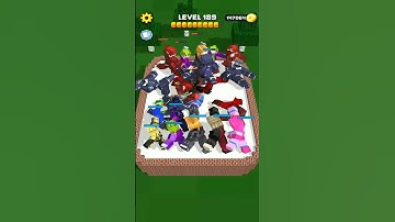 Hero Craft Merge Master Game #shorts #gaming #gameplay #funny Max Level 189