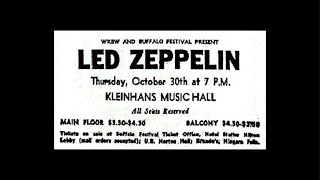 Led Zeppelin: Kleinhans Music Hall (October 30th, 1969) Remastered