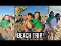 Ehlani &amp; baby Benny go on their first beach playdate!