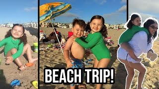 Ehlani & baby Benny go on their first beach playdate!