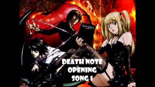 Video thumbnail of "Death Note Opening Song 1"