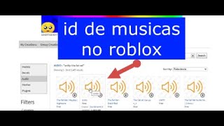 COMO DESCOBRIR O ID DE MUSICAS DO ROBLOX NO PC 