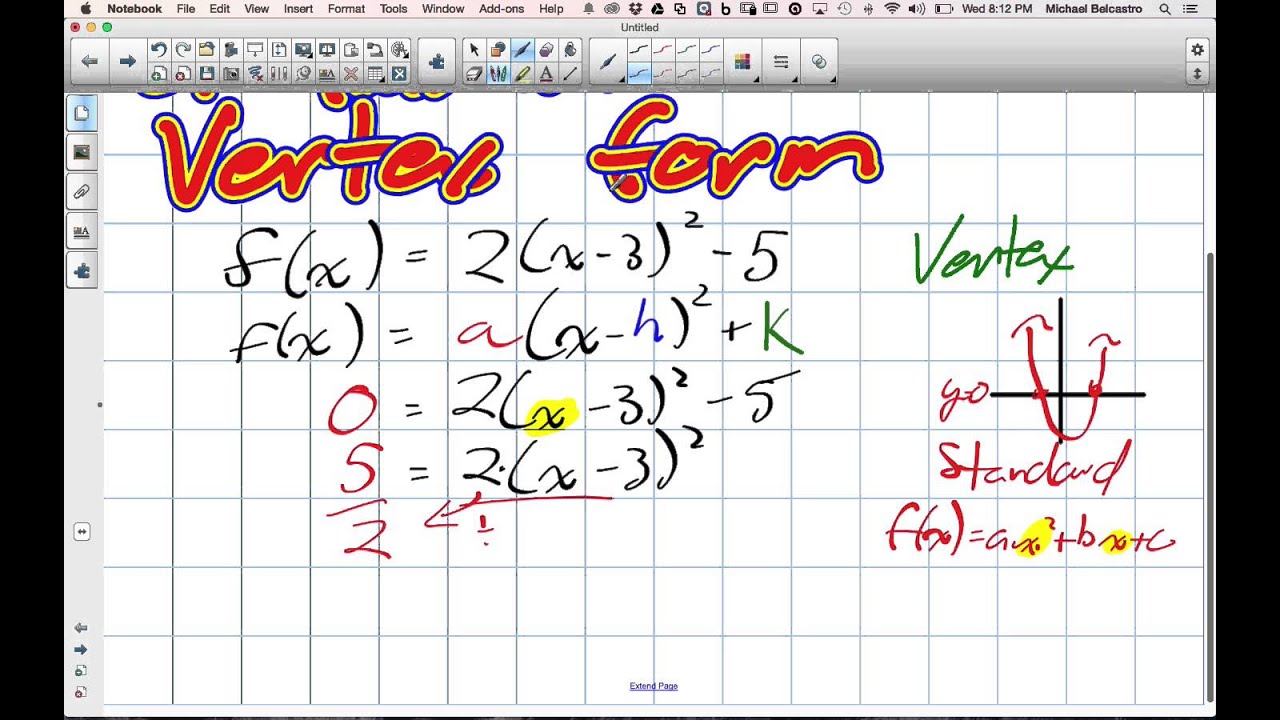 quadratic word problems grade 11 pdf