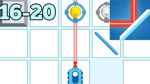Laser Puzzle - Logic Game Level 16 17 18 19 20 3-Star Android Walkthrough