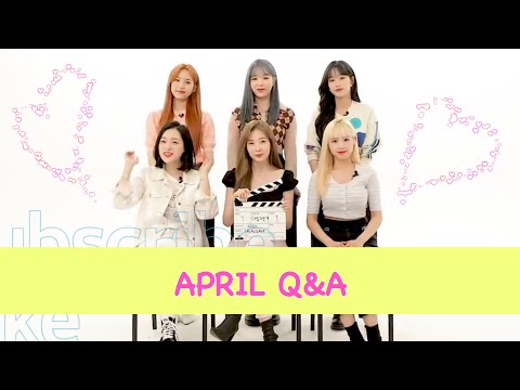 【APRIL / 에이프릴】 APRILに質問❣️1番お気に入りのヘアスタイルは？〈日本語字幕〉