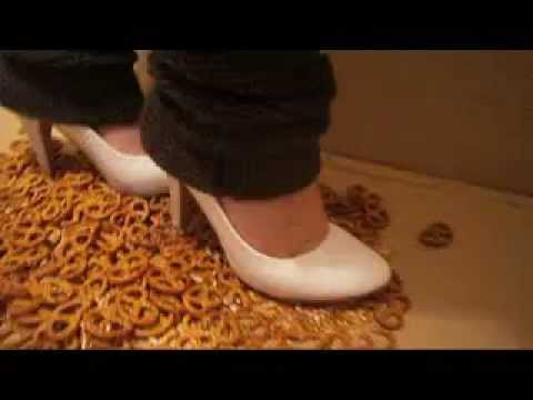 Sexy White Heel Pretzel Crush..