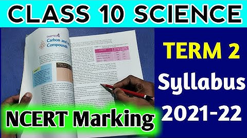 CBSE Class 10 SCIENCE TERM 2 Syllabus 2021-22 | NCERT Marking | TERM 2 Syllabus Class 10 Science