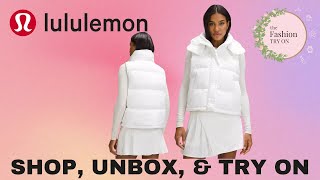 Lululemon | Wunder Puff Cropped Vest | The Fashion Try On