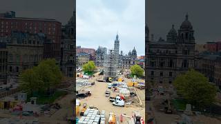 Scotland Glasgow city 4k | New George Square Renovation 2026!