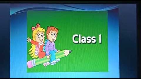 Class 1 I EVS I Chapter 1 I Myself