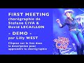 Demo first meeting de stefano civa  david lecaillon enseigne par lilly west