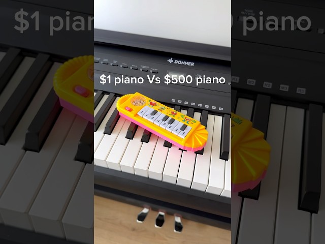 $1 piano Vs $500 piano class=
