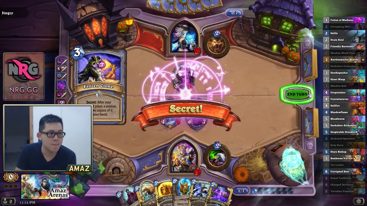 Hearthstone   Amaz 12 Wins Dual Class Arena   Priest & Warlock