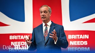 LIVE: UK's Farage makes an announcement on upcoming election