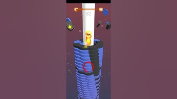 Stack ball : Level 97🔥🤞 #shorts #gaminggirlmusu