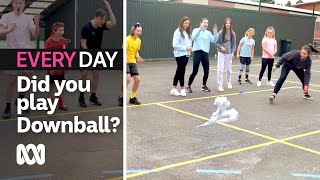 Downball (AKA handball, foursquare) is still the recess king | Everyday Home | ABC Australia screenshot 1
