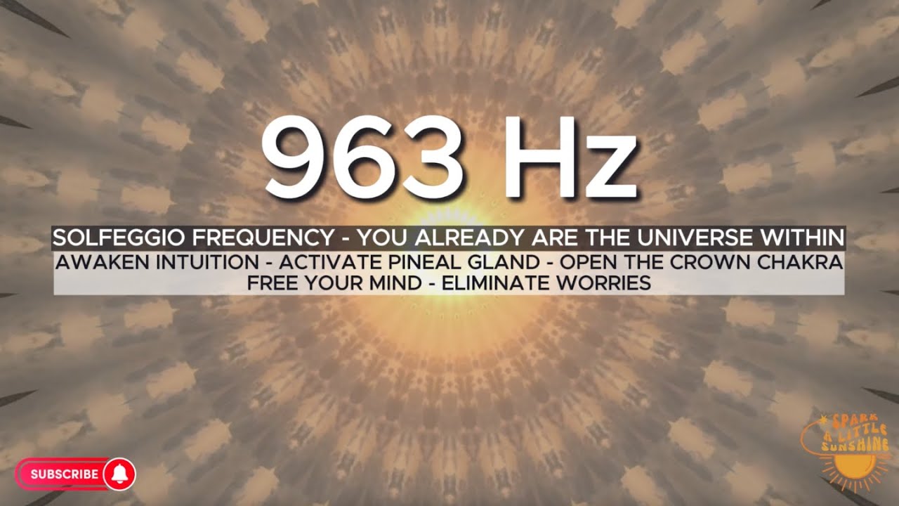 POWERFUL LOA 8 Minute 963 Hz Crown Chakra & Pineal Activation Guided ...