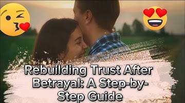 Rebuilding Trust After Betrayal: A Step-by-Step Guide