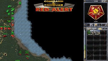 Command & Conquer: Red Alert Remastered 1 Vs 3 Hard AI on Around the Rim