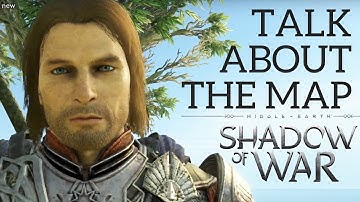 HOW BIG IS THE MAP in Shadow of War? Walk Across Map 3 (with commentary)