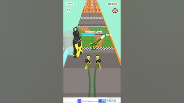 Pressure Washing Run Gameplay 10 #shorts #pressurewashingrun #short #mobilegame #gameplay  #newgames