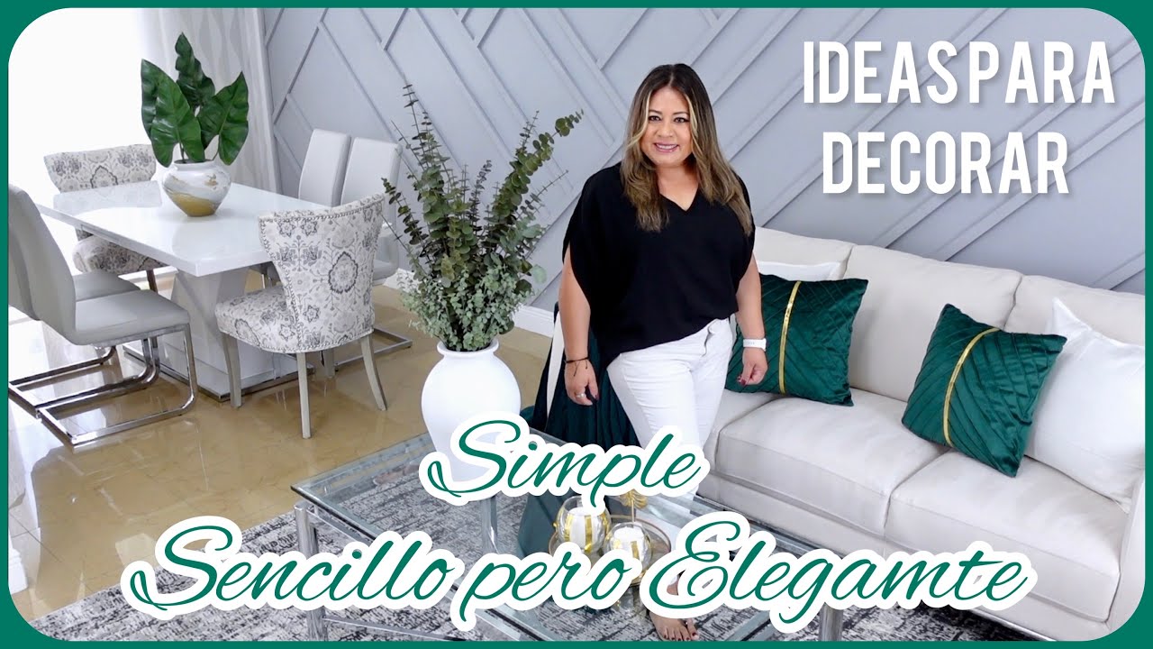 IDEAS PARA DECORAR LA SALA Y EL COMEDOR EN TONES NEUTRALES Y VERDE 🌿 DECORANDO CON SHEIN